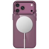 iPhone 18 Pro Max / 17 Pro Max Tech-Protect MagMat Case - MagSafe Compatible - Transparent / Red