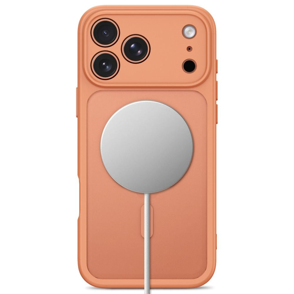 iPhone 17 Pro Max / 18 Pro Max Tech-Protect BasicMag Hybrid Case - MagSafe Compatible - Matte Light Orange