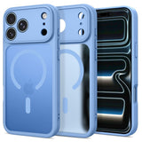 iPhone 17 Pro Max / 18 Pro Max Tech-Protect BasicMag Hybrid Case - MagSafe Compatible - Matte Light Blue