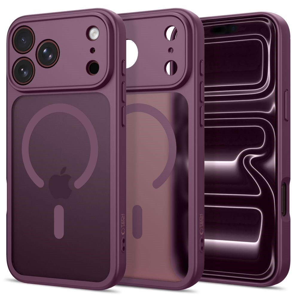 iPhone 17 Pro / 18 Pro Tech-Protect BasicMag Hybrid Case - MagSafe Compatible - Matte Red
