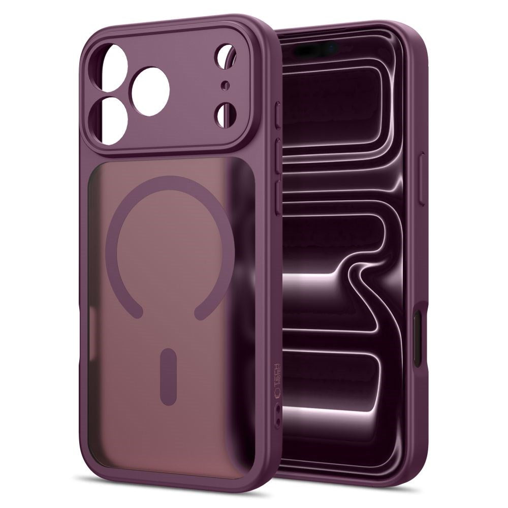 iPhone 17 Pro / 18 Pro Tech-Protect BasicMag Hybrid Case - MagSafe Compatible - Matte Red