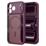 iPhone 17 Pro Max / 18 Pro Max Tech-Protect BasicMag Hybrid Case - MagSafe Compatible - Matte Red