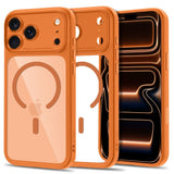 iPhone 18 Pro Max / 17 Pro Max Tech-Protect MagPeak Case - MagSafe Compatible - Orange / Transparent