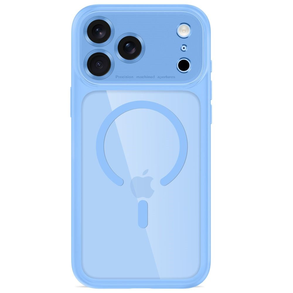 iPhone 18 Pro Max / 17 Pro Max Tech-Protect MagPeak Case - MagSafe Compatible - Light Blue / Transparent