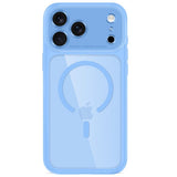 iPhone 18 Pro / 17 Pro Tech-Protect MagPeak Case - MagSafe Compatible - Light Blue / Transparent