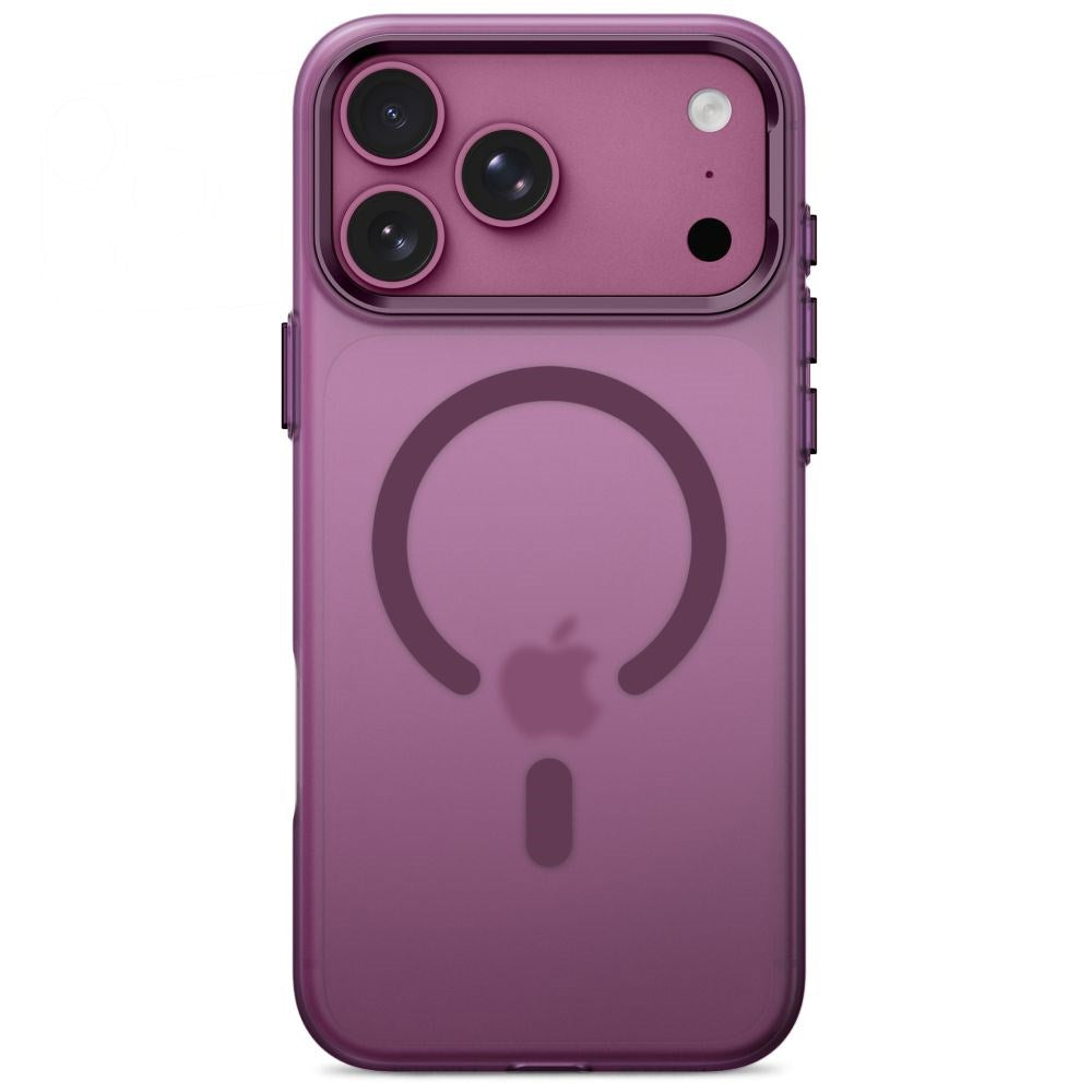 iPhone 18 Pro / 17 Pro Tech-Protect MagZero Case - MagSafe Compatible - Matte Dark Cherry