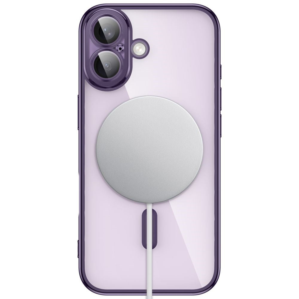 iPhone 17 Tech-Protect MagFlex Case - MagSafe Compatible - Purple / Transparent