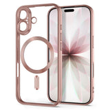 iPhone 17 Tech-Protect MagFlex Case - MagSafe Compatible - Rose Gold / Transparent