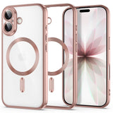 iPhone 17 Tech-Protect MagFlex Case - MagSafe Compatible - Rose Gold / Transparent