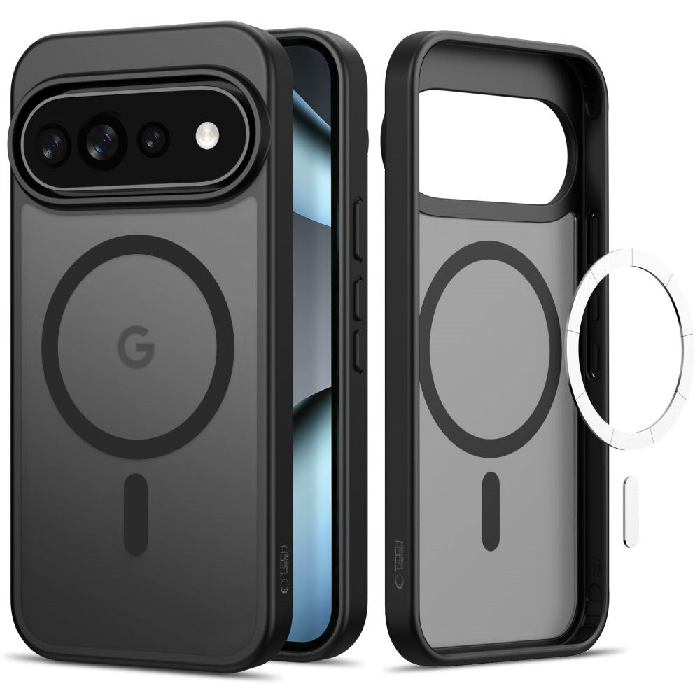 Google Pixel 11 / 11 Pro / 10 / 10 Pro / 9 / 9 Pro Tech-Protect MagMat Case - MagSafe Compatible - Matte Black