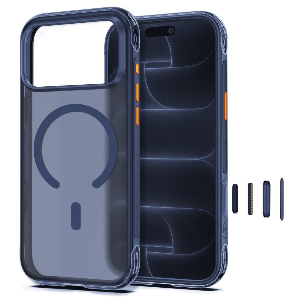 iPhone 18 Pro Max / 17 Pro Max Tech-Protect MagAir Case - MagSafe Compatible - Matte Blue