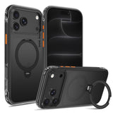 iPhone 18 Pro / 17 Pro Tech-Protect MagAir Stand Case with Kickstand - MagSafe Compatible - Matte Black