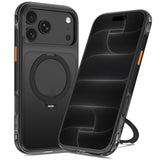 iPhone 18 Pro / 17 Pro Tech-Protect MagAir Stand Case with Kickstand - MagSafe Compatible - Matte Black