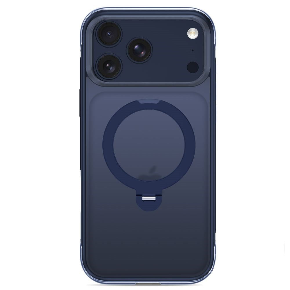 iPhone 18 Pro Max / 17 Pro Max Tech-Protect MagAir Stand Case with Kickstand - MagSafe Compatible - Matte Blue
