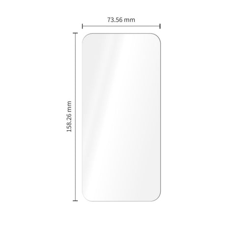 Samsung Galaxy S26 FE Tech-Protect Glass Fit+ Tempered Screen Protector - 2 Pcs. - Transparent