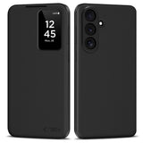 Samsung Galaxy S26 FE Tech-Protect Smart Wallet Flip Case - Black