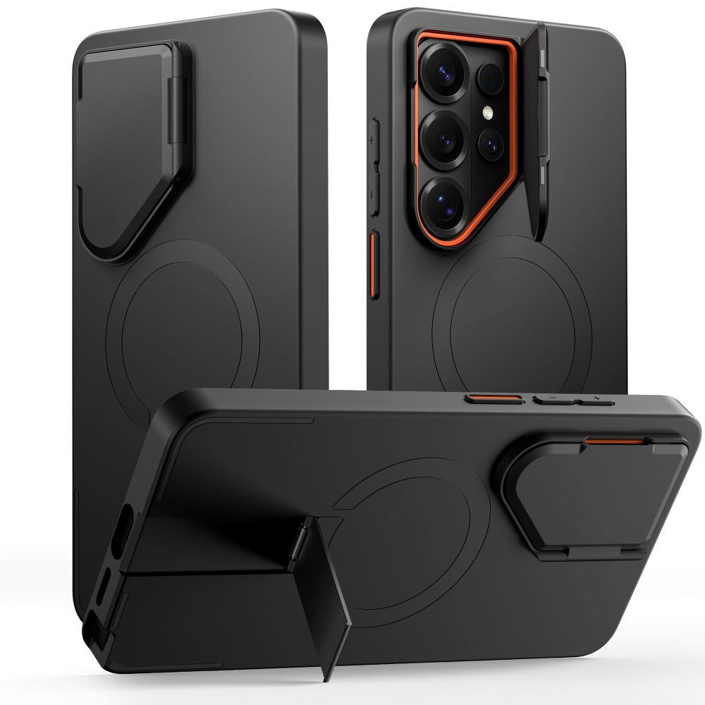 Samsung Galaxy S26 Ultra Tech-Protect Kevlar Aura Hybrid Case - MagSafe Compatible - Black