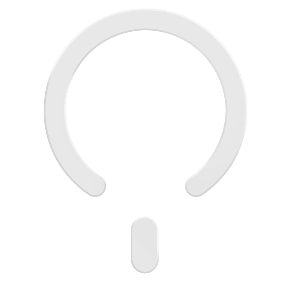 Tech-Protect Magnetic MagSafe Ring with Installation Frame – White