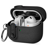 Samsung Galaxy Buds 3 / 3 Pro / 3 FE Tech-Protect Slim Hook Case with Carabiner – Black