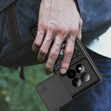 Xiaomi Redmi Note 15 Pro+ (Plus) Tech-Protect Camshield Case with Magnetic Ring & Stand Function - Black