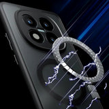 Xiaomi Redmi Note 15 Pro+ (Plus) Tech-Protect MagMat Hybrid Case - MagSafe Compatible - Black