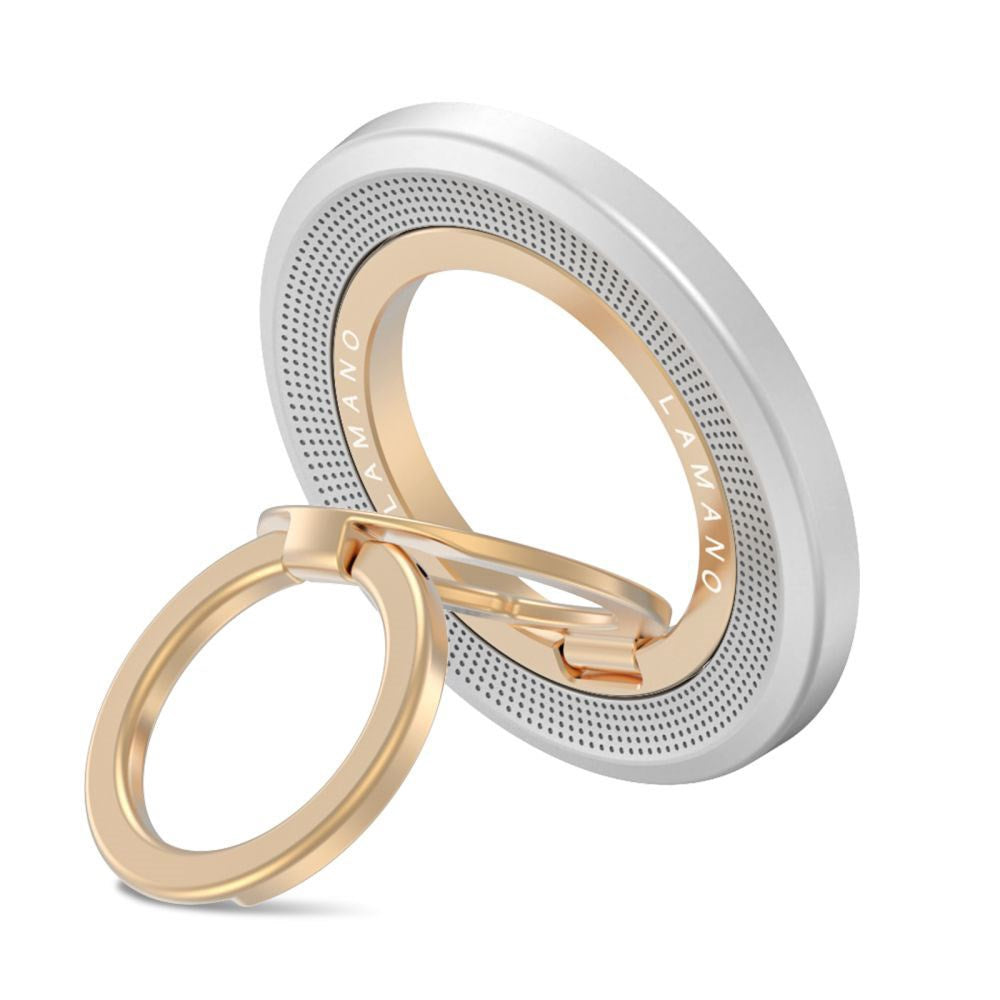 Tech-Protect Lamano Magnetic Phone Ring - MagSafe Compatible - Silver / Gold