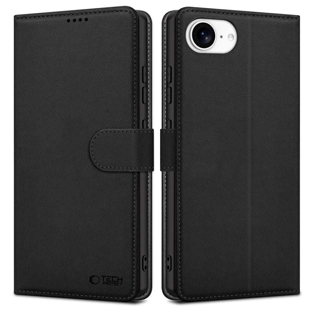 iPhone 16e Tech-Protect Wallet with Purse - Black