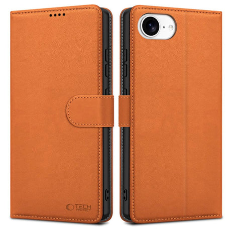 iPhone 16e Tech-Protect Wallet with Purse - Brown