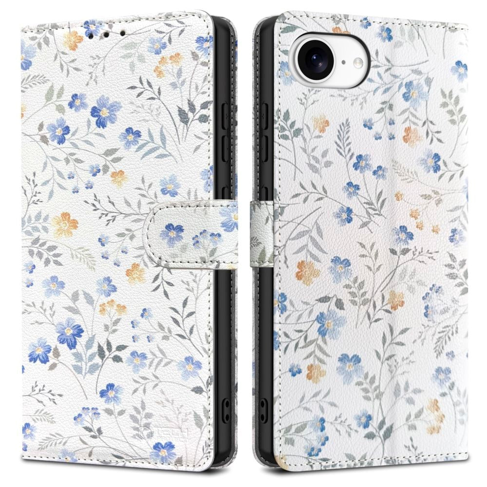 iPhone 16e Tech-Protect Wallet with Purse - Flower