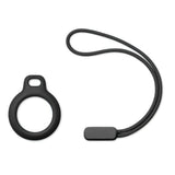 Tech-Protect Apple Airtag Rough Chain Holder with String - 2 pcs. - Black