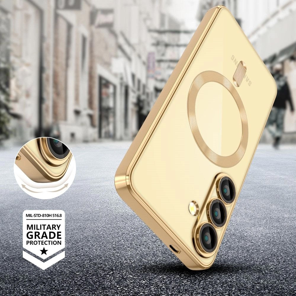 Samsung Galaxy A56 (5G) Tech-Protect MagFlex Case - MagSafe Compatible - Gold