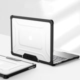 MacBook Air 13" M2 / M3 / M4 (2022 - 2025) Tech-Protect SmartShell Pro Case - Black / Transparent
