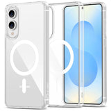 Samsung Galaxy S25 Edge Tech-Protect Flexair Hybrid Case - MagSafe Compatible - Transparent