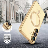 Samsung Galaxy S25 Edge Tech-Protect MagFlex Case - MagSafe Compatible - Gold