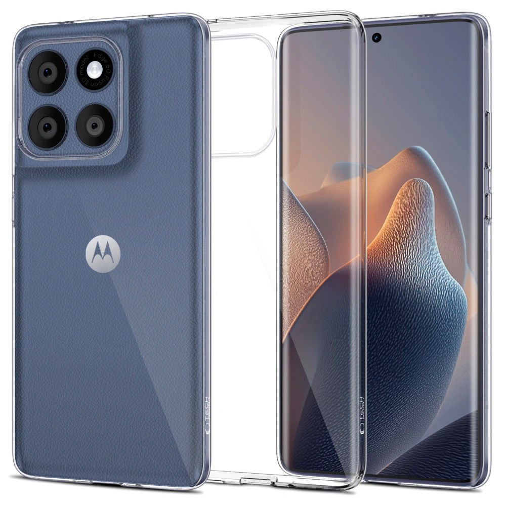 Motorola Edge 60 Fusion Tech-Protect Flexair Hybrid Case - Transparent