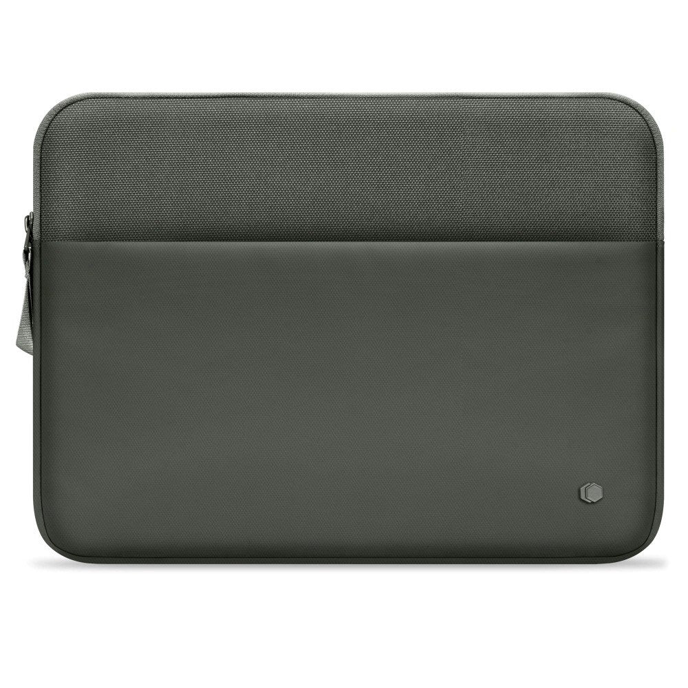 Tech-Protect MacBook / Laptop 15-16" Sleeve with Lined Inside & Pocket - Dark Green