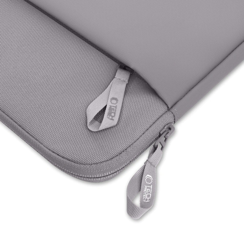 Tech-Protect MacBook / Laptop 15-16" Sleeve with Lined Inside & Pocket - Grey