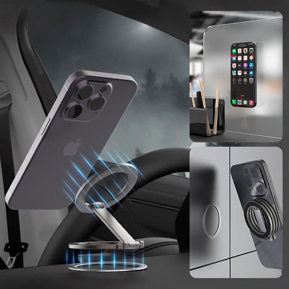 Tech-Protect Magnetic Phone Ring – MagSafe Compatible – Black