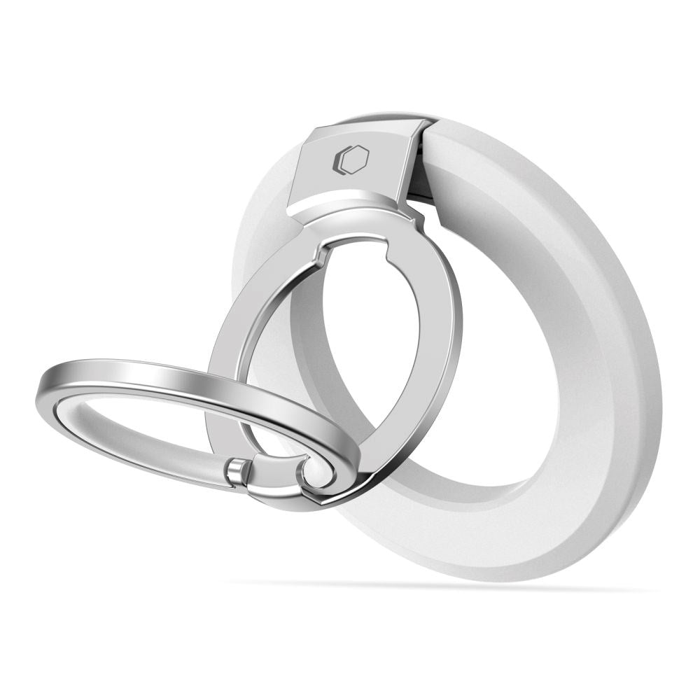 Tech-Protect Magnetic Ring Holder for Mobile - MagSafe Compatible - White