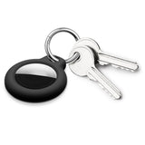 Apple AirTag 1st & 2nd Gen. Tech-Protect Rough Plastic Case with Carabiner - 4 pcs - Black