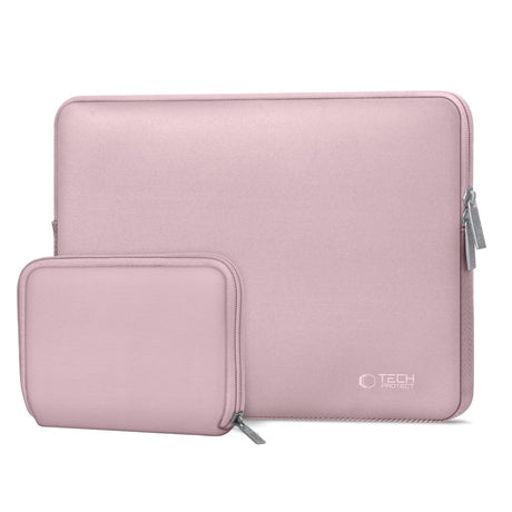 Tech-Protect Neoslim MacBook/Laptop 13-14" Sleeve with Small Bag - Pink