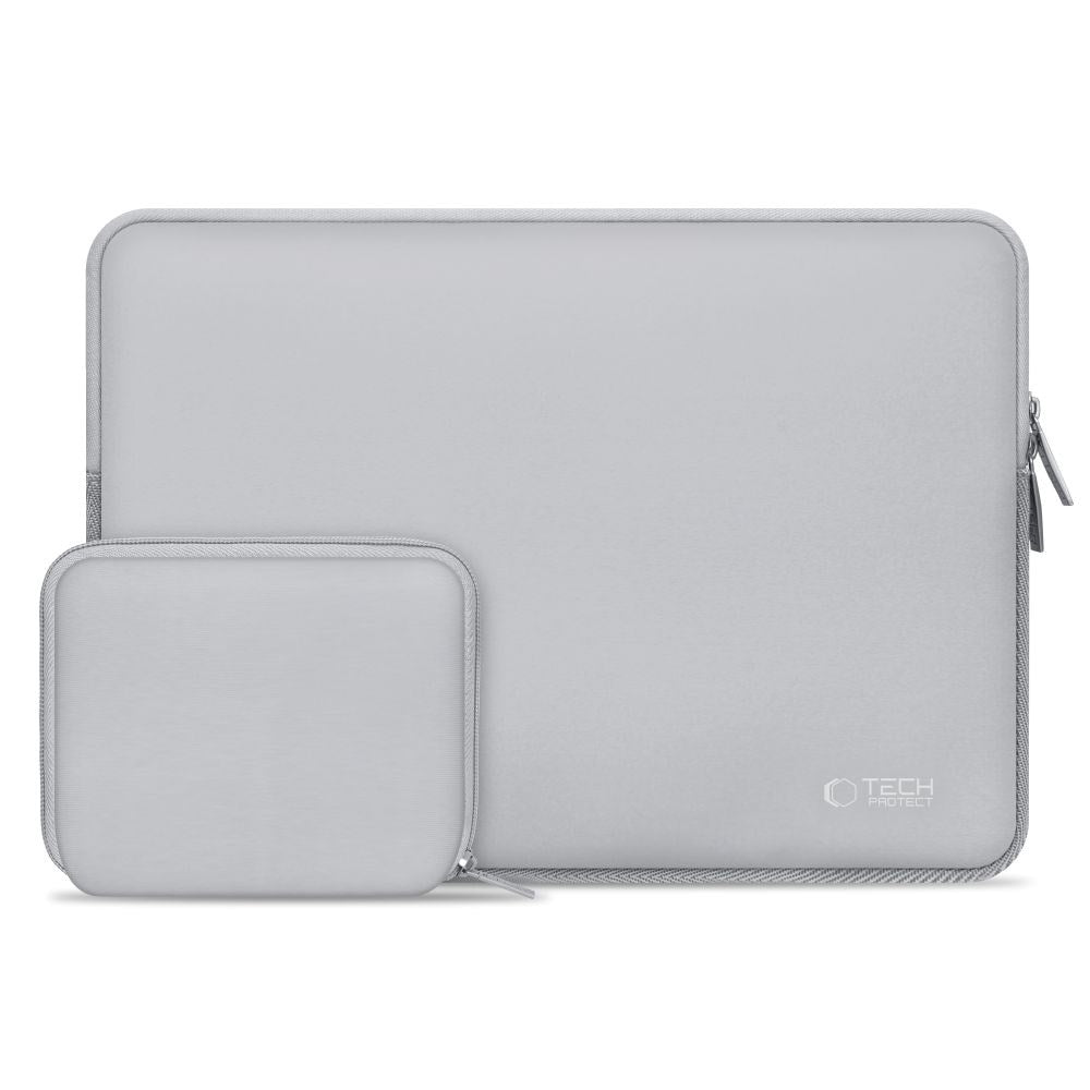 Tech-Protect Neoslim MacBook/Laptop 13-14" Sleeve with Small Bag - Grey