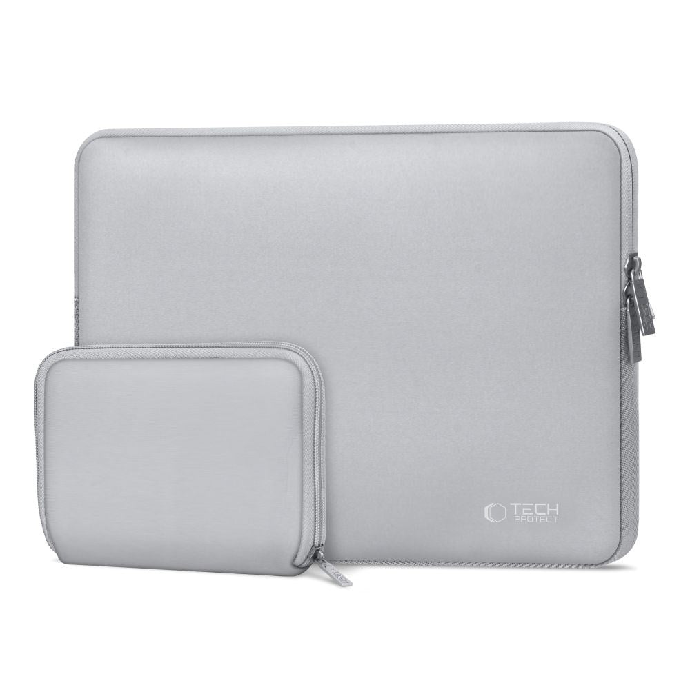 Tech-Protect Neoslim MacBook/Laptop 15-16" Sleeve with Small Bag - Grey