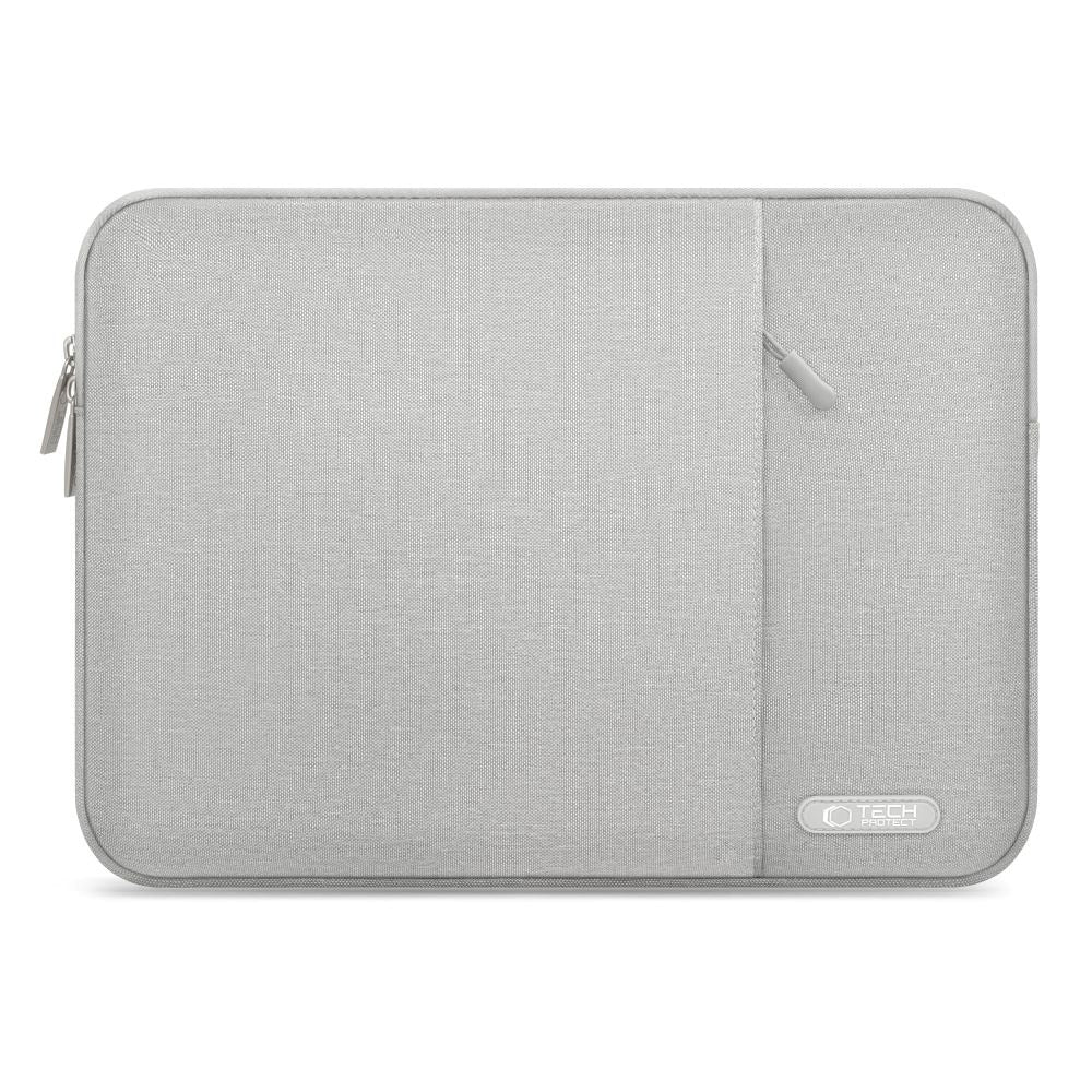 Tech-Protect Sleevy MacBook/Laptop 13-14" Sleeve with Pocket - Grey