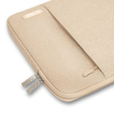 Tech-Protect Sleevy MacBook/Laptop 13-14" Sleeve with Pocket - Beige