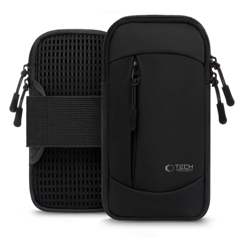 Tech-Protect Universal Running Armband - Black / White