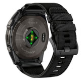 Universal Garmin 26mm QuickFit Tech-Protect Classic Nylon Strap - Black