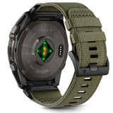 Universal Garmin 26mm QuickFit Classic Nylon Strap - Dark Green