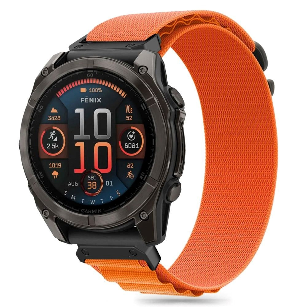 Universal Garmin 26mm QuickFit Tech-Protect Nylon Pro Strap - Orange