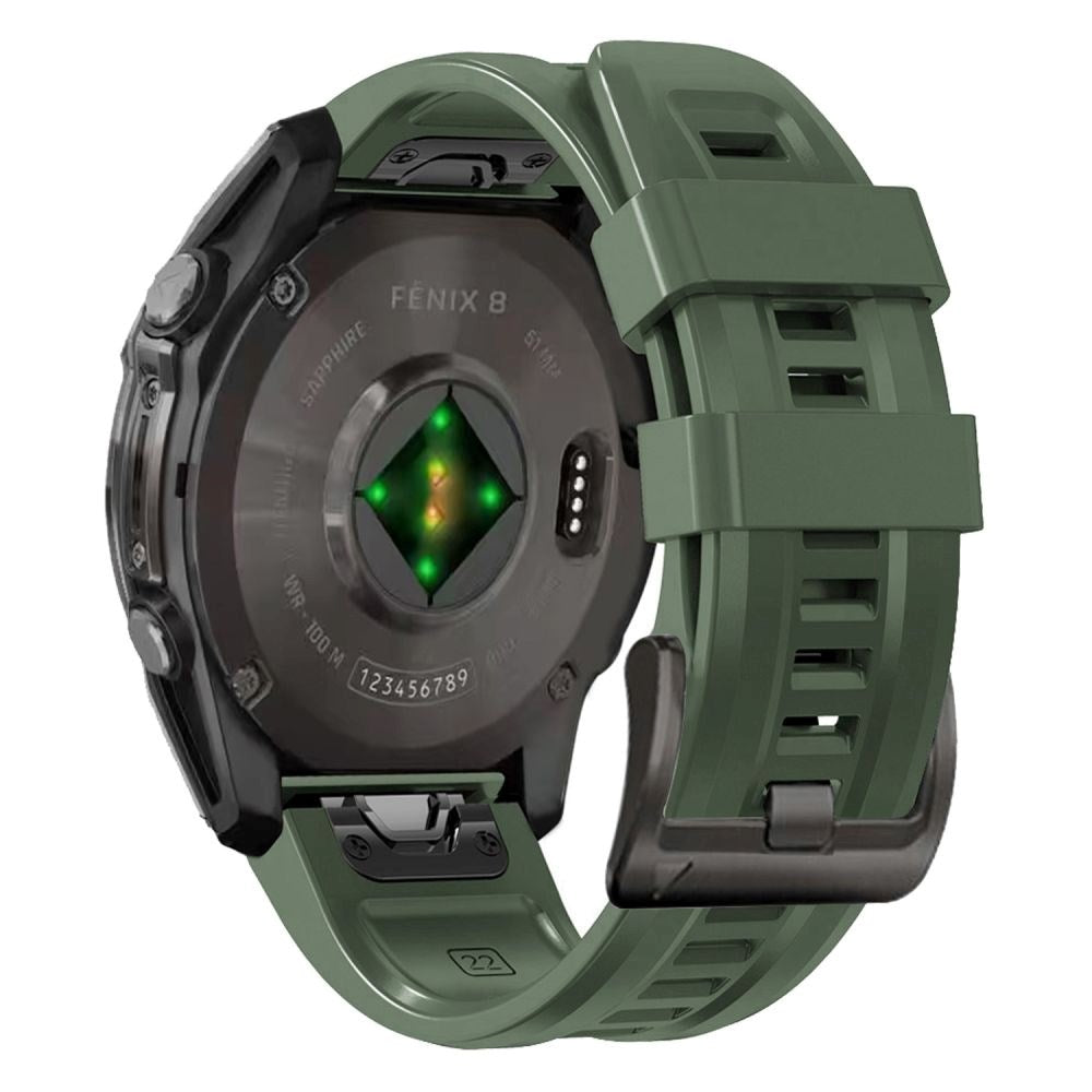 Universal Garmin 20mm QuickFit Tech-Protect Icon Silicone Strap - Green